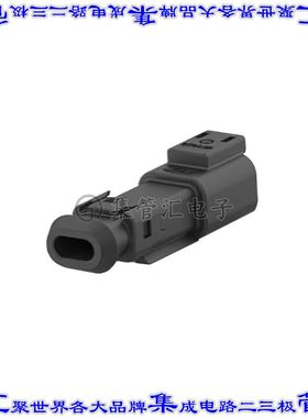 DT04-2P-TN82 矩形连接器外壳2POS插座公形引脚黑色自由悬挂