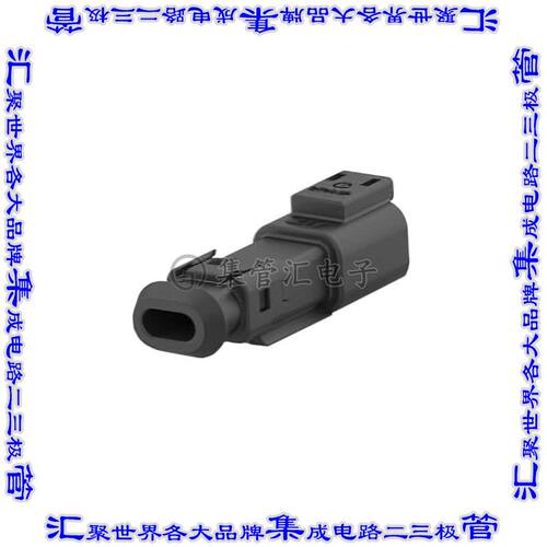 DT04-2P-TN82 矩形连接器外壳2POS插座公形引脚黑色自由悬挂