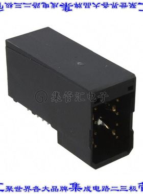 10028918-001LF 背板连接器2POS接头公型刀片板边缘通孔直角黑色