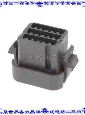 DTV06-18SA 矩形连接器外壳18POS插头3排母形插口灰色自由悬挂