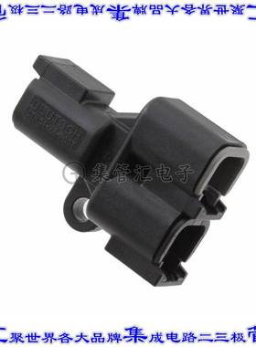 DTM04-2P-P007 矩形连接器外壳2,2插座公形引脚黑色自由悬挂