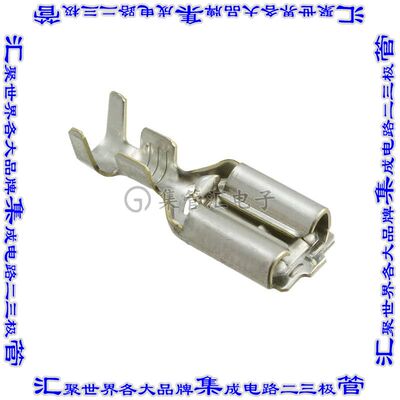 175023-1 快速连接器端子母头6.35mm压接14-18AWG