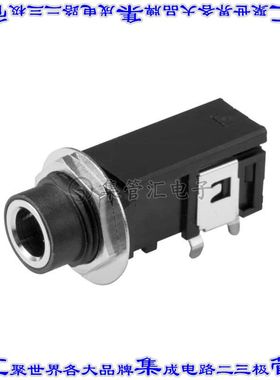 SJ-63062A 接插件连接器AUDIO JACK, 6.35 MM, HORIZONTAL,