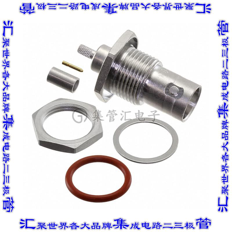 51K607-802N5 同轴连接器BNC插孔母形插口压接50欧姆面板安装