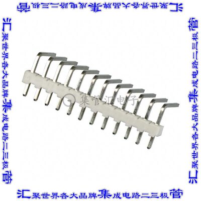 4-644457-2 针座连接器12POS接头2.54mm公形插针通孔直角锡