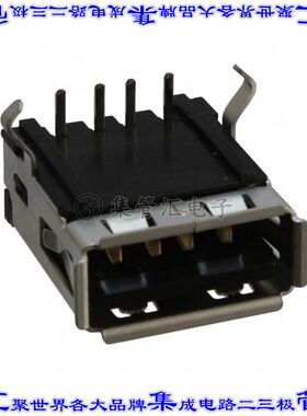 676430910 0676430910连接器USB-A插座4POS通孔直角