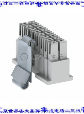 IPD1-08-D-K-M 矩形连接器外壳16POS插座2排2.54mm母形插口白色自