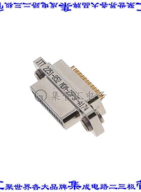 MDM-25PSF-A174 连接器25POS插头公引脚2排D-TYPE型面板安装