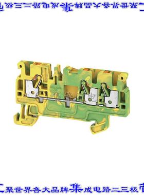1521670000 端子块连接器3POS接地地面5.1mm绿色黄色12-28AWG