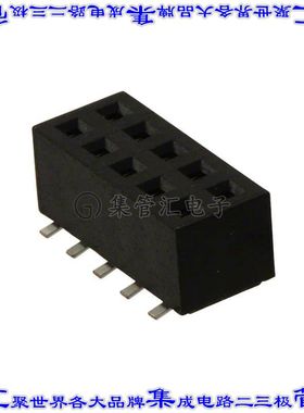 M22-6340542 针座连接器10POS插座2排2mm母形插口表贴SMD镀金