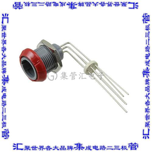 PLB3G220007 圆形连接器7POS插座母插口焊接镀金面板安装通孔直角