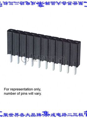929974-01-36-RK 针座连接器36POS插座2.54mm叉状通孔直针锡