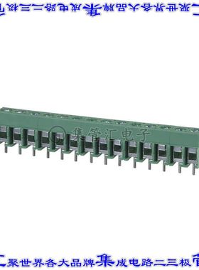 1935284 线对板连接器14POS接线端子5mm通孔水平带板