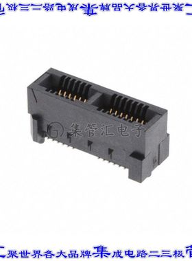 HSEC8-113-01-S-DV-A 卡边缘连接器26POS母头2排0.8mm黑色镀金