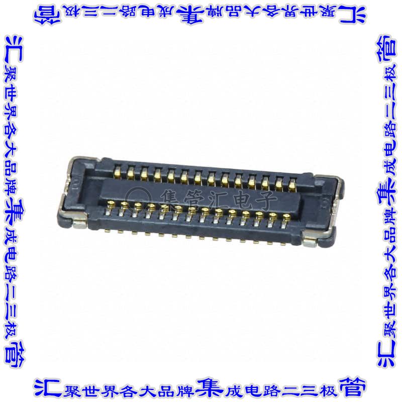 WP7A-S028VA1-R500 板对板连接器28POS插座中央带触点2排0.4mm表