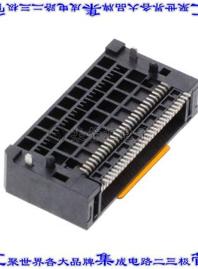 2327672-1 卡边缘连接器56POS母头2排0.6mm黑色镀金
