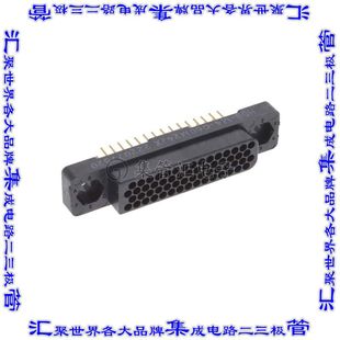 背板连接器60POS插座母插口6排1.78mm通孔黑色 060M226X HDB