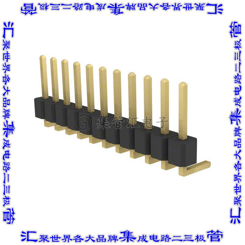 PRPC011SBAN-M71RC 针座连接器11POS分离式2.54mm公形插针通孔直