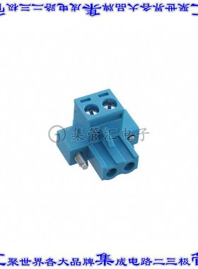 TBP01P1W-508-02BE 端子块连接器2POS插头母插口5.08mm蓝色自由悬