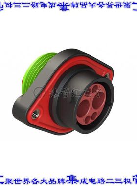 AHDP02-18-06PN-WTA 圆形连接器6POS插座外壳用于公插针黑色面板