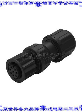 643721100008 圆形连接器8POS插头母插口螺钉镀金自由悬挂