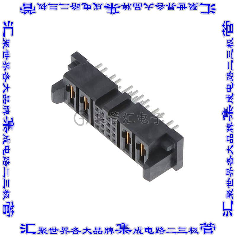 MPSC-02-16-02-7.70-03-L-V-LC 针座连接器20(16+4电源)插座4排叉