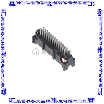 45226-600230 针座连接器26POS接头2排1.27mm公形插针通孔直针镀