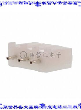 1586077-1 针座连接器3POS接头6.35mm公形插针通孔直针