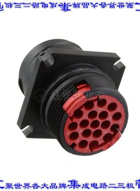 CL1R3101 圆形连接器18POS插座外壳用于母插口黑色面板安装