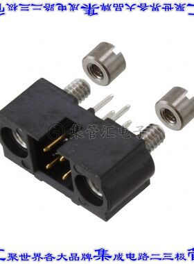 M80-5100442 针座连接器4POS接头2排2mm公形插针通孔直针镀金