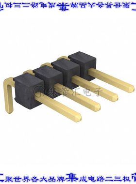 M20-9960445 针座连接器4POS可切割2.54mm公形插针通孔直角镀金