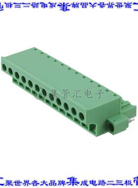 1777895 端子块连接器12POS插头母插口5.08mm绿色自由悬挂
