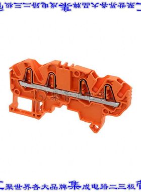 1SNK705032R0000 端子块连接器4POS馈通式5.2mm橙色12-26AWG