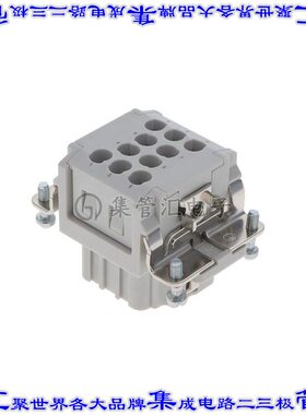 1584703 连接器10+接地无触头嵌件母头压接