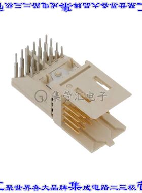 58360-101LF 背板连接器24POS接头公引脚4排2mm板边缘通孔直角