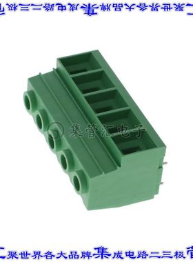 1932614 线对板连接器5POS接线端子15mm通孔水平带板