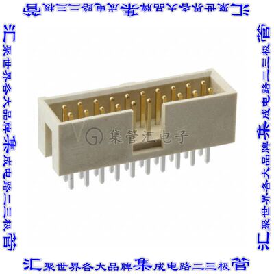HTSS-110-02-L-D 针座连接器20POS接头2排2.54mm公形插针通孔直针