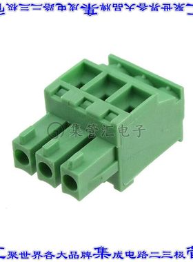 OSTTS03315A 端子块连接器3POS插头母插口3.81mm绿色自由悬挂
