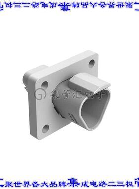 AT04-3P-L012 矩形连接器外壳3POS插座2排公形引脚灰色面板安装