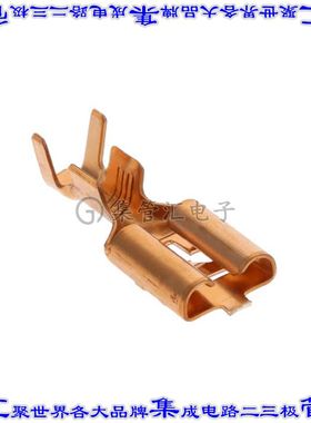962833-1 快速连接器端子母头9.53mm压接10-11AWG
