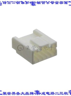 DF1EA-5EP-2.5C 矩形连接器外壳5POS插头2.5mm公形引脚白色自由悬