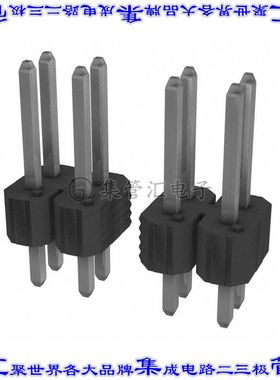 68491-446HLF 针座连接器46POS接头2排2.54mm公形插针通孔直针锡