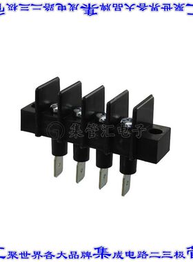 CFTQ-4 端子块连接器4电路隔板接线座9.53mm螺钉
