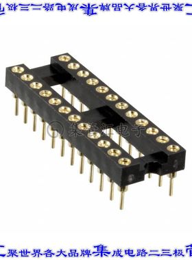 SA243040 连接器IC插座DIP 7.62mm插口24(2 x 12)位置镀金通孔