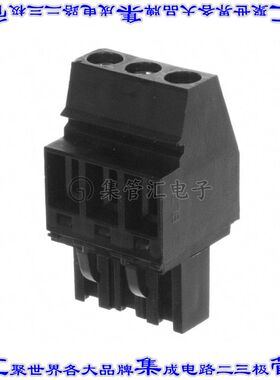 1958640000 端子块连接器3POS插头母插口5mm黑色自由悬挂