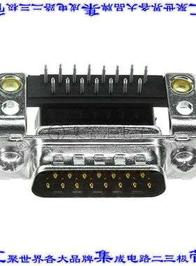 5745435-8 连接器15POS插头公引脚2排D-Sub通孔直角