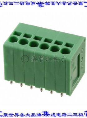 1990892 线对板连接器6POS接线端子3.5mm通孔垂直带板