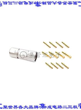 MB7CKN0800-S3-KIT 圆形连接器8(4+3电源+PE)插头母插口压接镀金