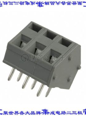 OSTHG030080 线对板连接器3POS接线端子5mm通孔成角度