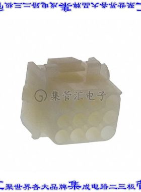 926681-1 矩形连接器外壳12POS插座4排天然色面板安装